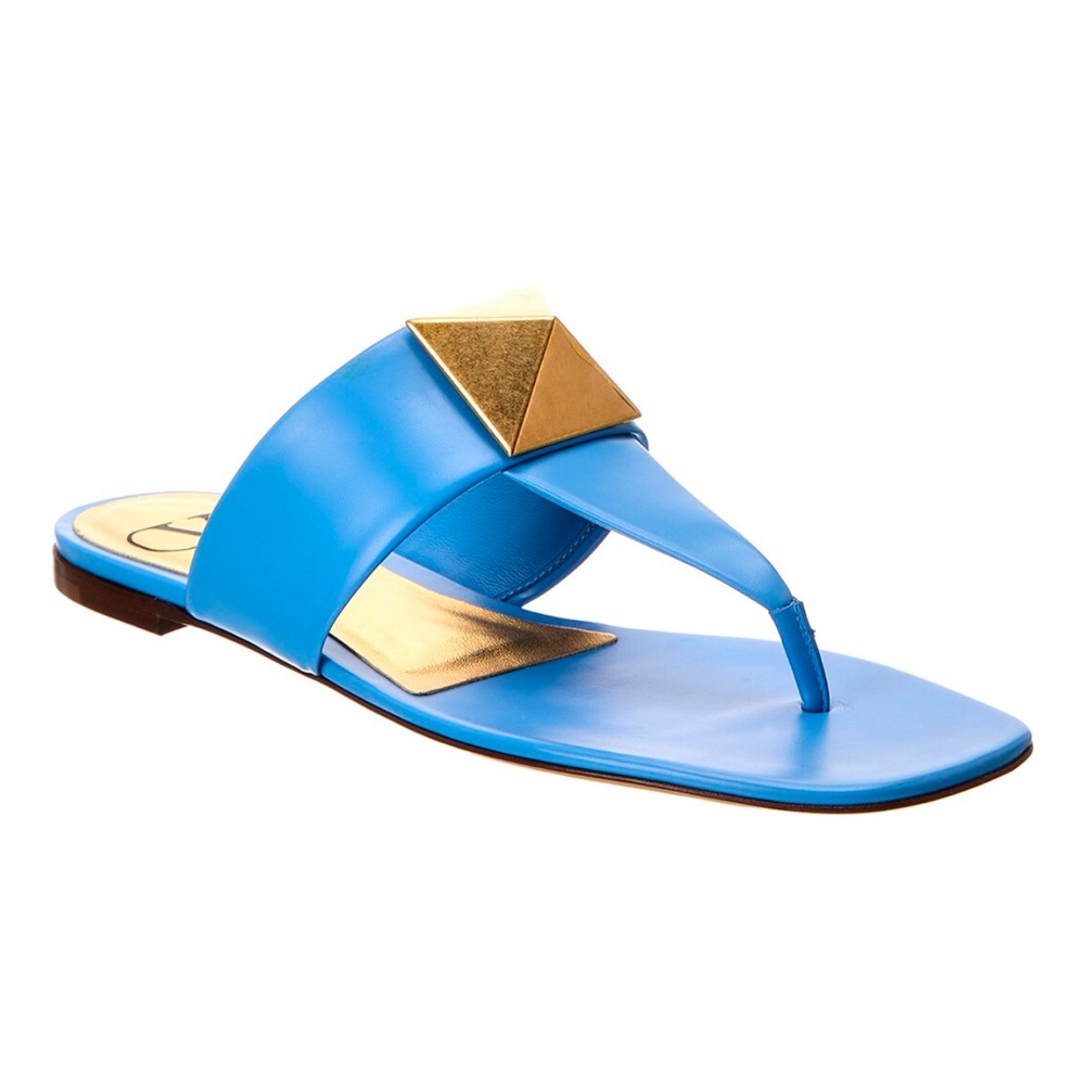 Valentino One Stud Leather Sandal
